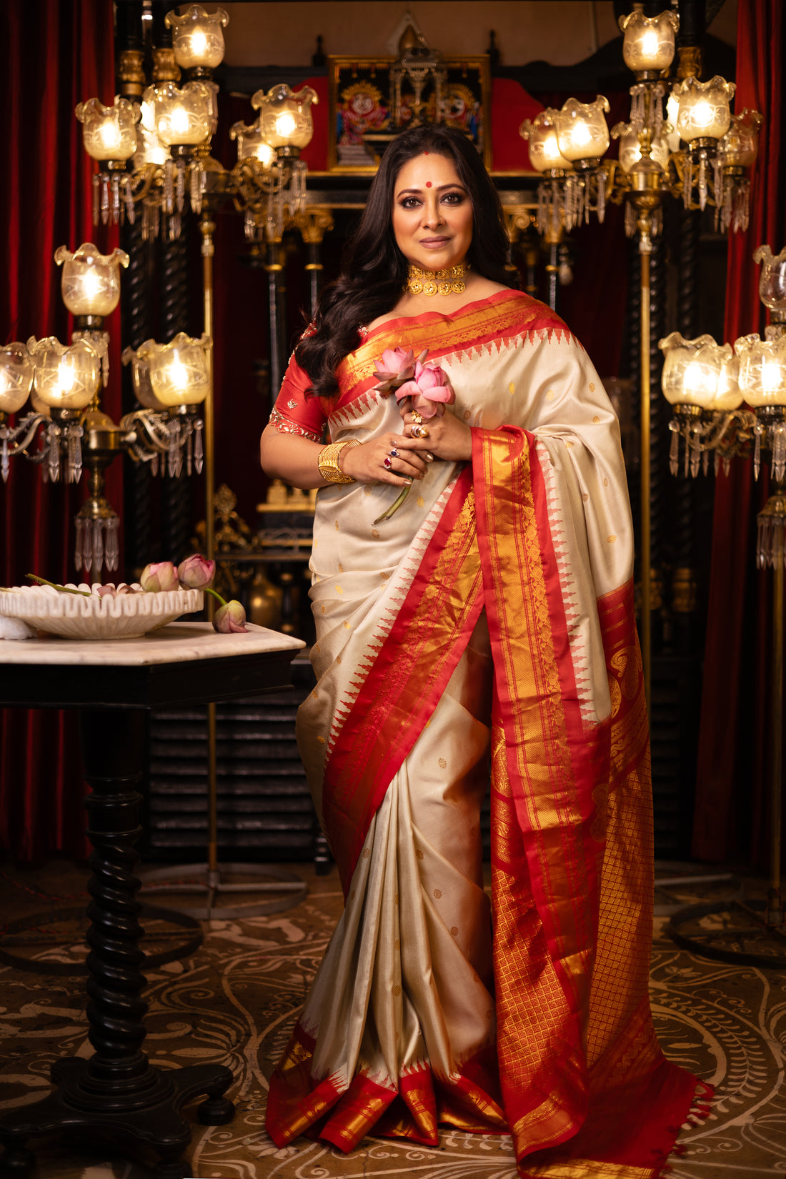 The Timeless Elegance: Ivory Regal Silk for Grand Occasions