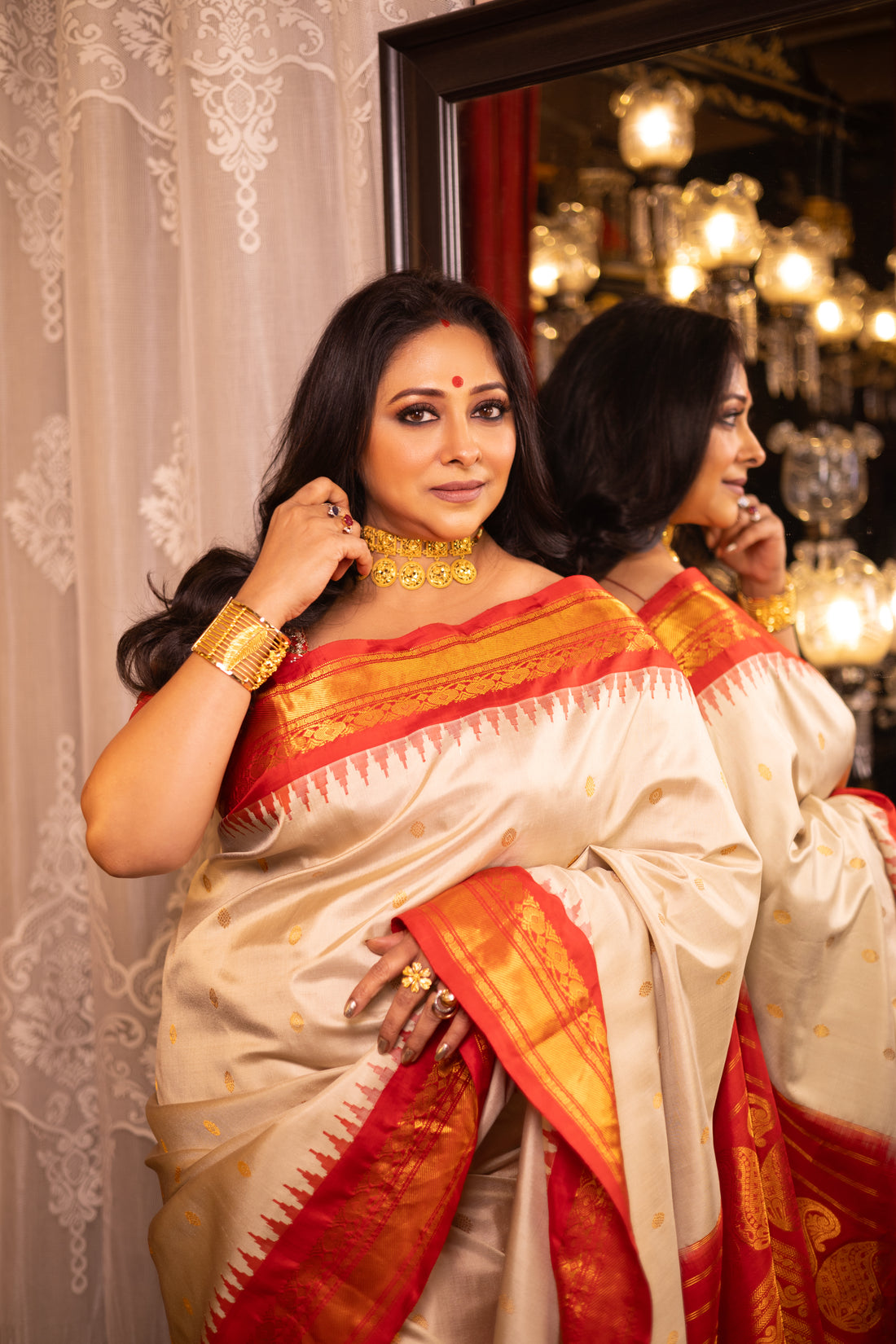 The Timeless Elegance: Ivory Regal Silk for Grand Occasions