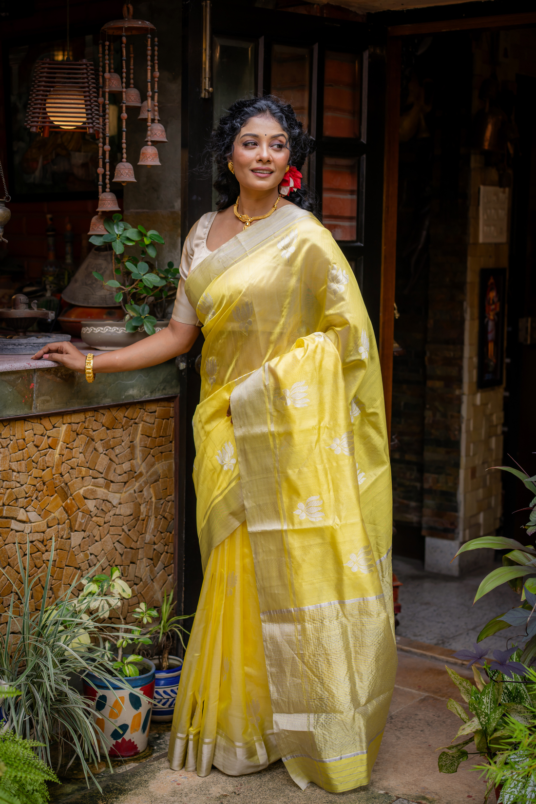 Canary Lotus: A Ray of Sunshine in Sheer Silk