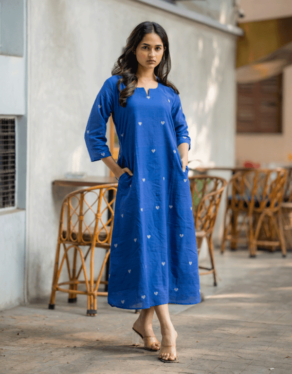 Handwoven Cotton Jamdani Dress