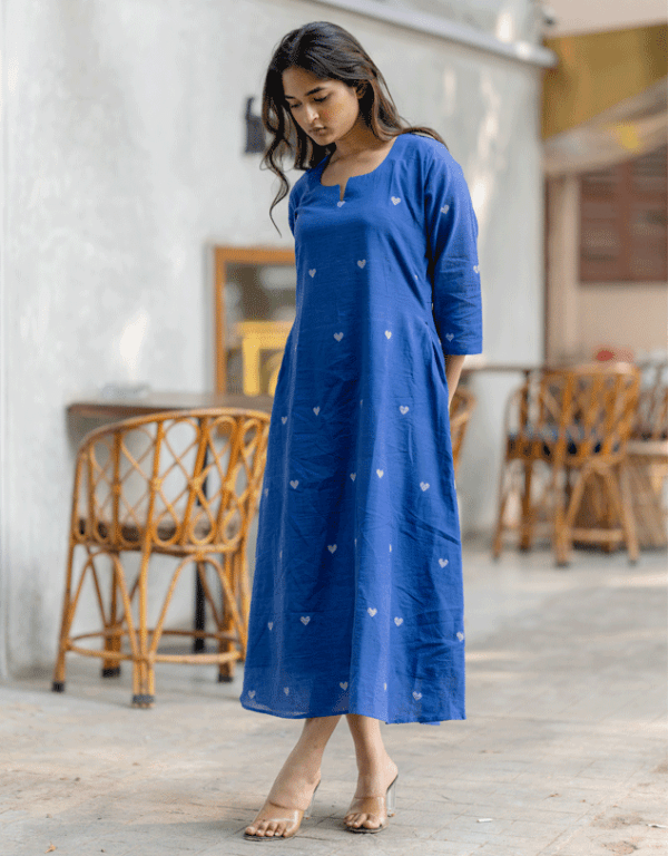 Handwoven Cotton Jamdani Dress