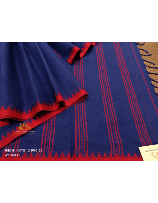 Handwoven Begumpuri cotton (Blue)