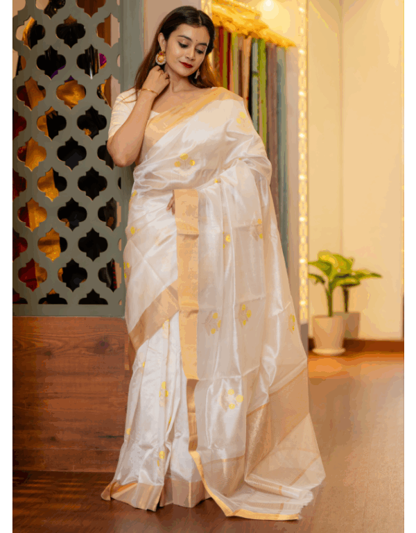 Chanderi Handwoven Handloom Pure Silk