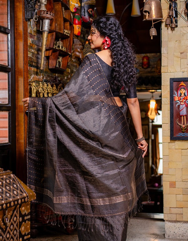 Handwoven Bangalore Silk Sequins Weave